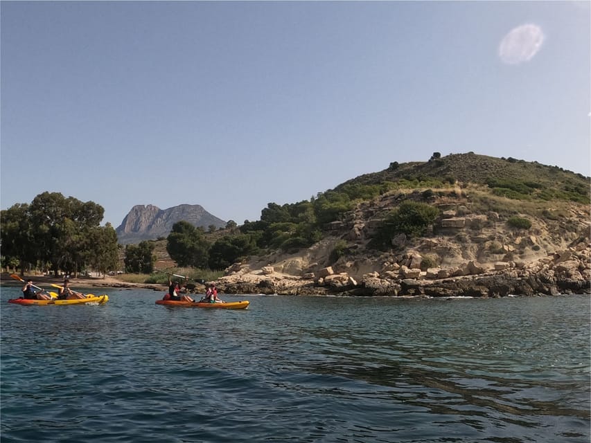 Villajoyosa: Excursión guiada en kayak con snorkel - The photo report and what it is worth