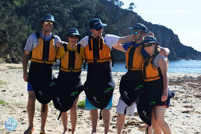Whale Watching by Sea Kayak in Batemans Bay - The secluded beach stop