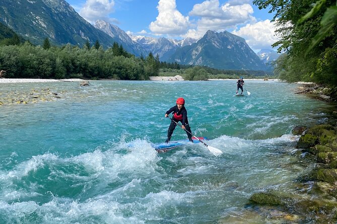 Whitewater Paddle Boarding on Soca River - The five-minute ride to the riverbank