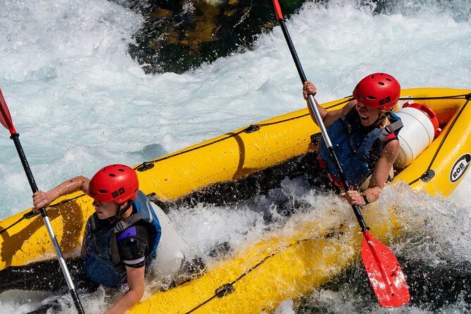 Zadar: Zrmanja River Kayaking, with optional transfer from Zadar - The rocky portage around the large waterfall