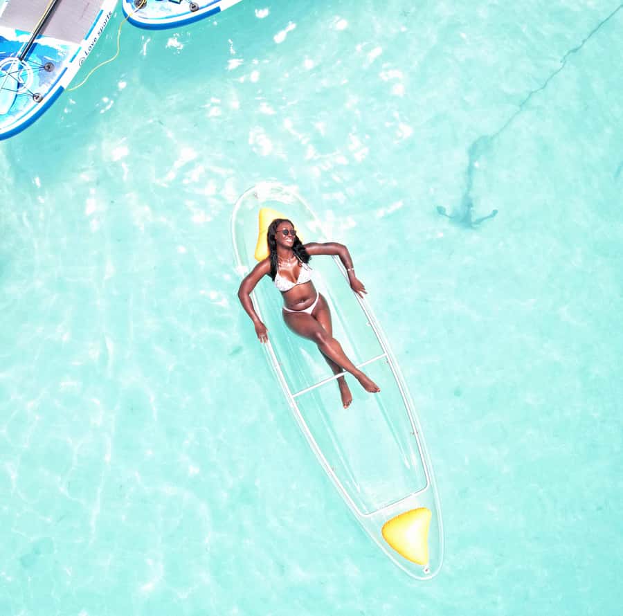 Zanzibar: Transparent Kayak and Drone (with Pickup Included) - What the $45 Zanzibar kayak session actually includes