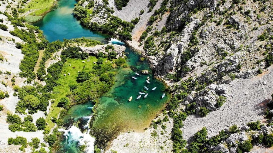 Zrmanja River: Half-Day Guided Kayaking Tour Near Zadar - Swimming, snacks, and time at Muškovci